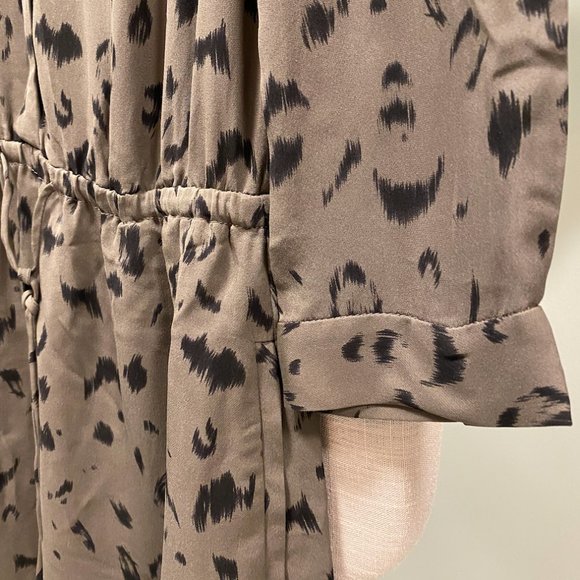 Babaton Leopard Bennett Silk Dress - Picture 8 of 11